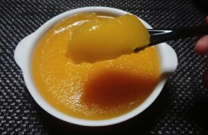 もうちょっと味が薄い方がゼリーには良さそう。やはり牛乳とミックスするのが正解…か?(今度やってみる)