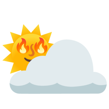 雲に隠れたから涼しくなると思ったか?あめぇーんだよ、晴れだけど。ハハッ