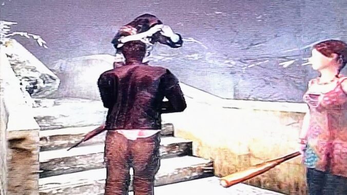 手ぶらで走ってくる元小銃持ちの闇人。愚か者めがッ！