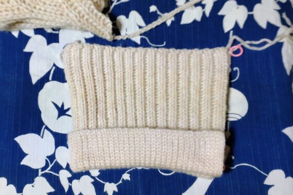 本番の猫耳ニット帽はカフェオレ・カラーにする予定です☕