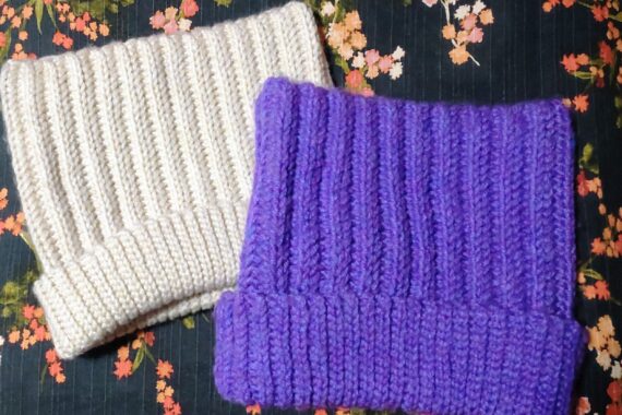 白はまだカッチリ。紫はもうフワフワです
(人´∀`).☆.。.:*・゚