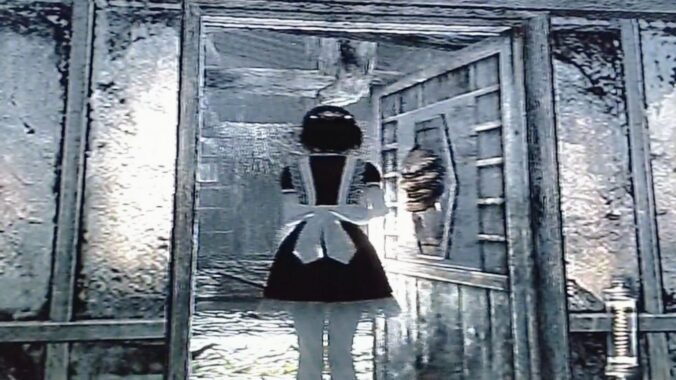 深紅ちゃんのヘアスタイルは可愛いけど謎。お団子ハーフアップってやつかな？そう言えば確か髪留めがお母さんの形見でしたね。