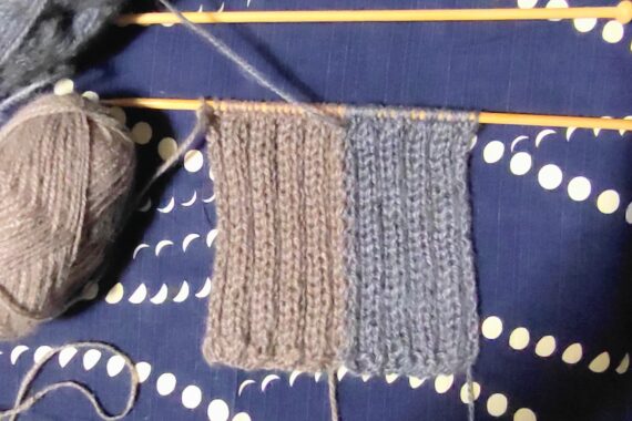 地味カラーと地味カラーの半々なので、つなぎ目もそれほど目立たず。