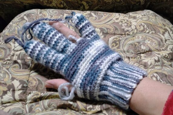 段染め毛糸の本領発揮！模様の出方は『神のみぞ知る』