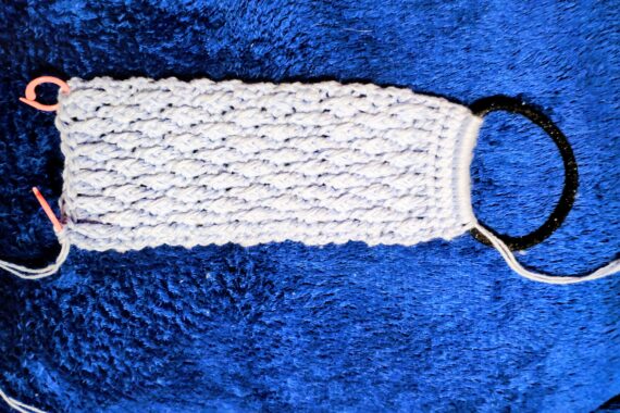 やや硬めの仕上がりになりそう。ポコポコした手触りは好み ❤(ӦｖӦ｡)