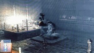 急いで鏡をセットしなきゃ(婆様をスッとすり抜けつつ)