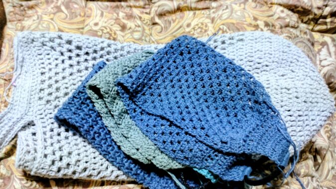 やれやれ…やっと糸始末が出来る…