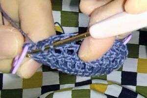 編み目の数を数えるのが大事です！