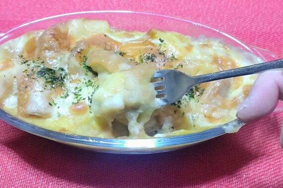 染み染みのコーンスープがあっつぅいッ！！