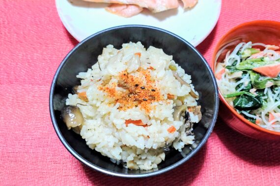 山菜おこわっぽい味でした🤤